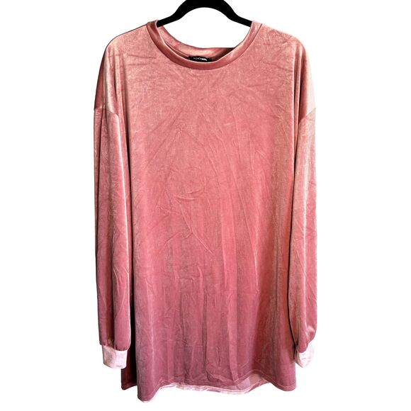 Fashion Nova Velvet Tunic - Mauve - 3x - Picture 1 of 5